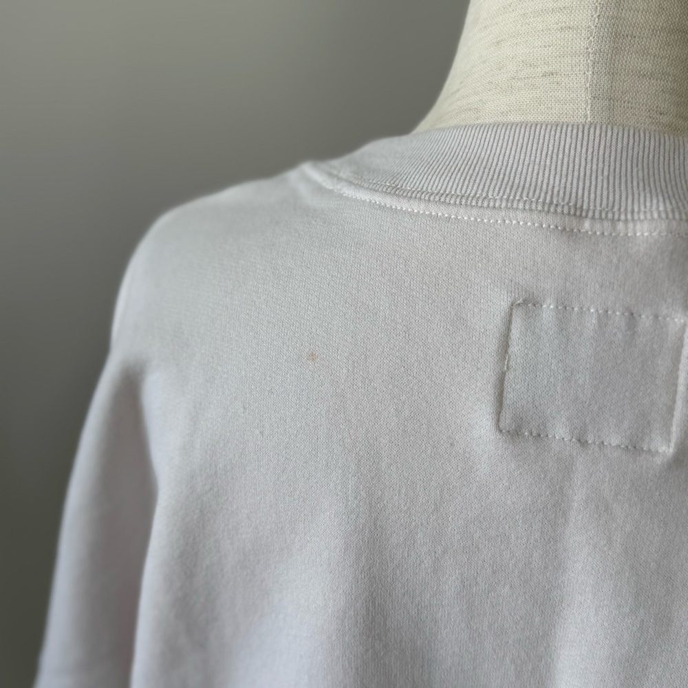 Abercrombie & Fitch Vintage Academia Cropped Sunday Crewneck Sweatshirt - Picture 6 of 8